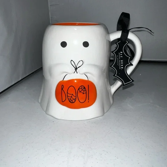 Rae Dunn Halloween 2024 ghost boo coffee mug viral - Picture 4 of 6